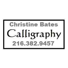 christine bates calligraphy