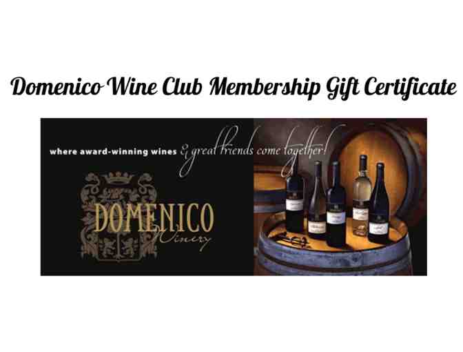 Domenico Wine Club Membership Gift Certificate