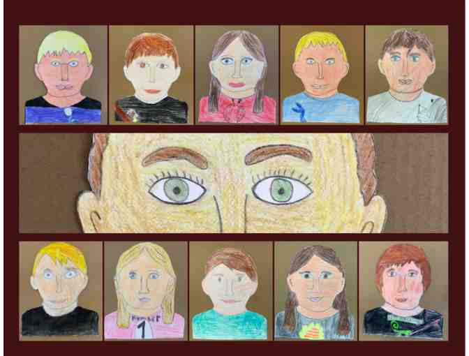 Purchase this Calendar of 2nd grade self-portraits