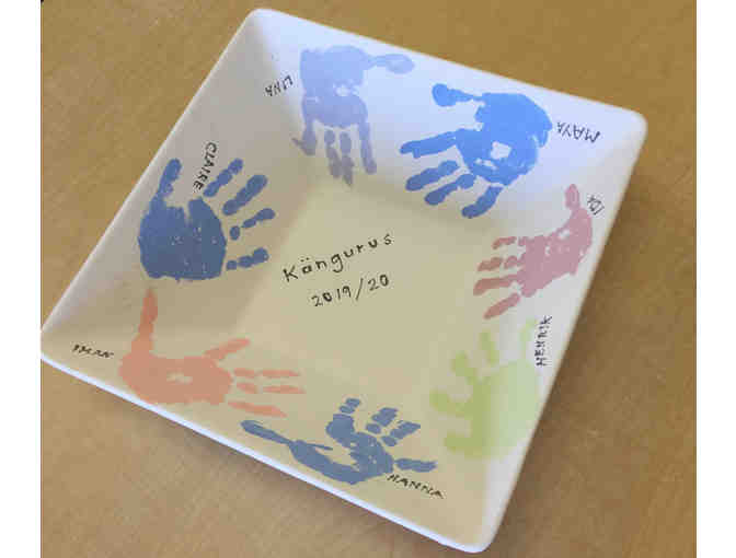 Ceramic Handprint Platter - A Project by our Kangurus Preschool Class