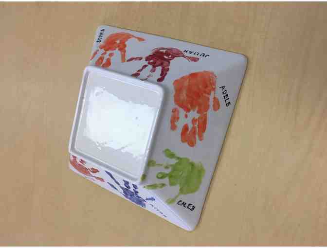 Ceramic Handprint Platter - A Project by our Kangurus Preschool Class