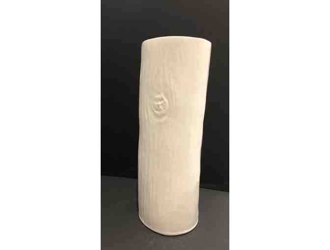 Freighthouse Pottery - Porcelain Wood Grained Vase