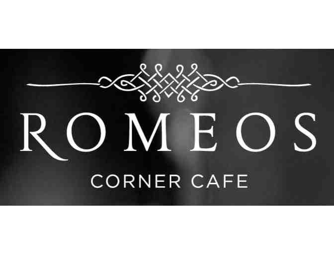 Romeos Corner Cafe - $25 Gift Certificate