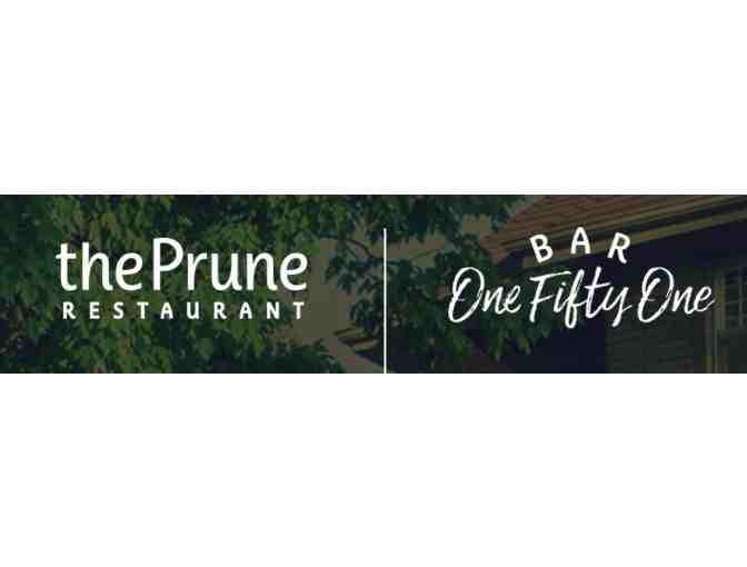 The Prune Restaurant - $50 Gift Certificate