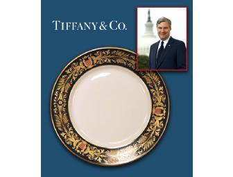 Tiffany Commemorative Congressional Plate Signed by Senator Whitehouse