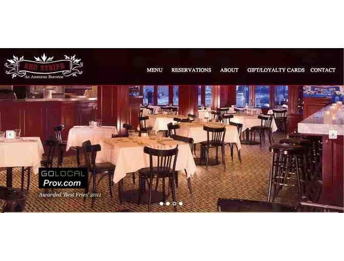 $25 Gift Certificate to Red Stripe, An American Brasserie or Mills Tavern