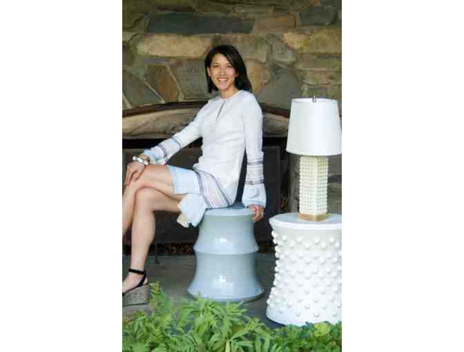 Hwang Bishop Design Phoenix Pale Blush Table Lamp