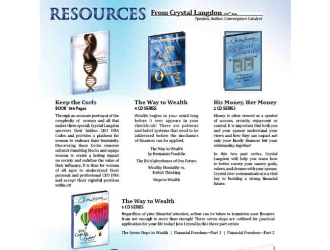 Financial Clarity Webinar, Book & CD Series Package by Certified Financial Planner