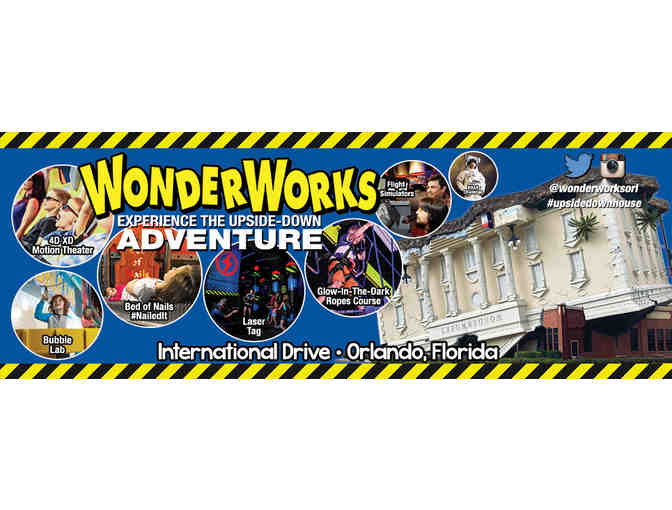2 Tickets for WonderWorks Orlando General Admission - Photo 1
