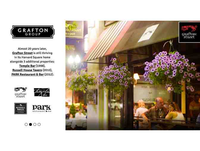 $25 Restaurant Gift Card for Grafton Group Restaurants in Cambridge
