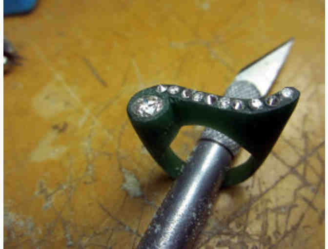 Awesome!-OneOfAKind Gold Ring w/ Diamonds by Master Jeweler Jay Sharpe