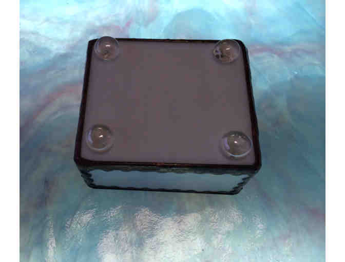 Exquisite Glass JewelryBox! Pearlescent Stained Glass - Suzanne Fortin /Atelier Aubergine