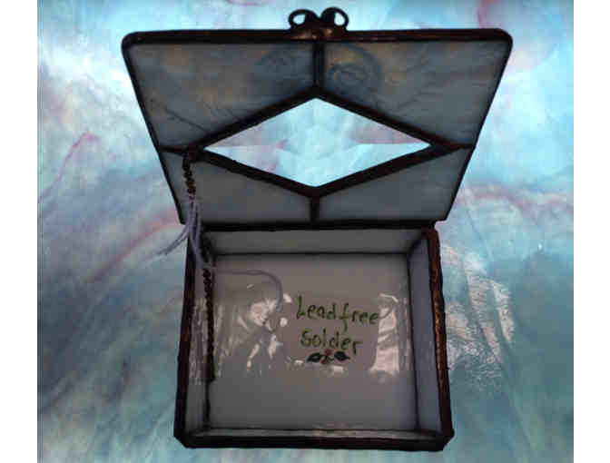 Exquisite Glass JewelryBox! Pearlescent Stained Glass - Suzanne Fortin /Atelier Aubergine