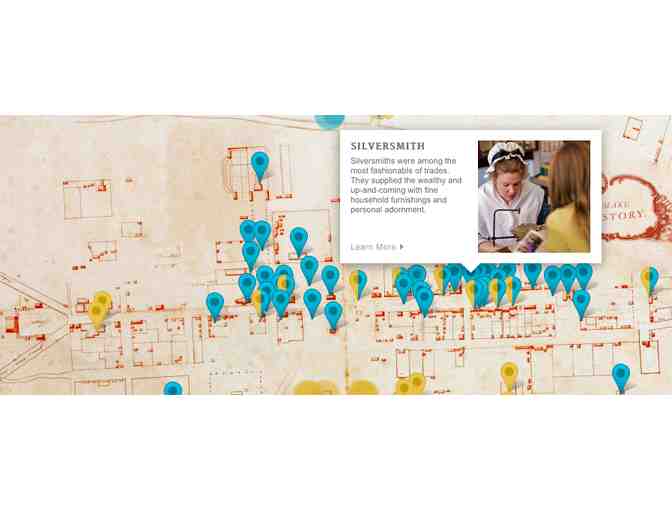 A neat Colonial Williamsburg Package - includes special visit at the Silversmiths Shop