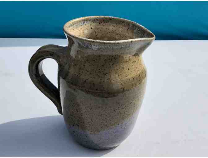 Pottery Bowl and Pitcher Set