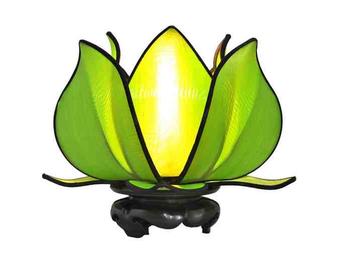 Om Gallery: Baby Blooming Lotus Lamp Gold