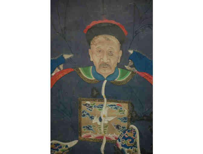 Chinese Ancestral Portrait Painting, 19th century
