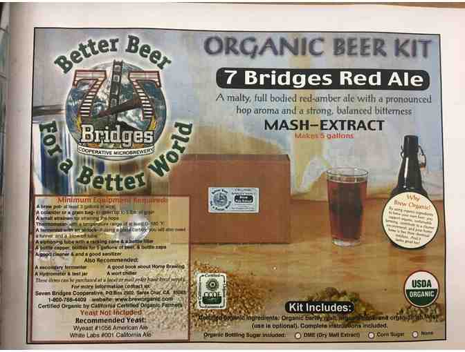 Seven Bridges Organic Brewing Supply: Red Ale Organic Beer Kit