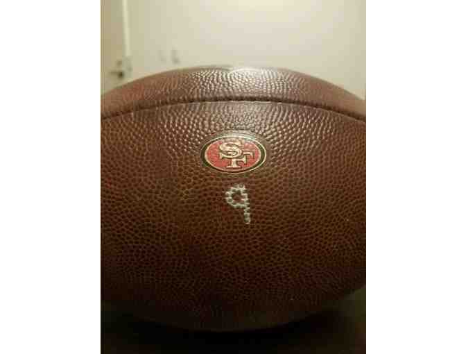 San Francisco 49ers Game Used Football
