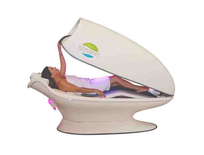 Glimmer and Glow: Infrared Body Wrap or Cocoon Wellness Pod