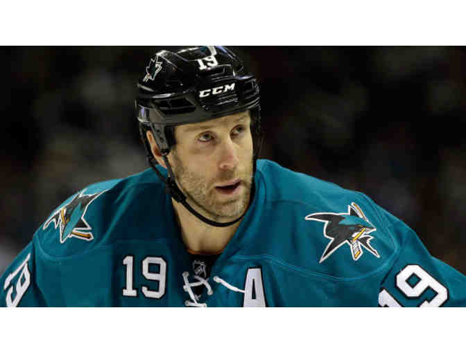 San Jose Sharks: Player Autographed Puck #19 Joe Thornton