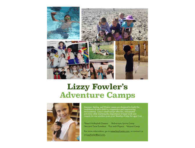 Lizzy Fowler Adventure Camp: School Holiday Sports-O-Rama Camp for Two Kids