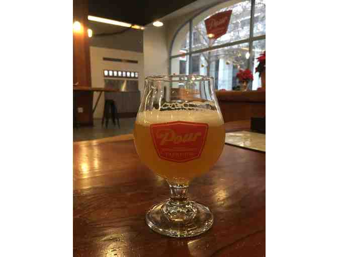 Pour Taproom: $25 Gift Card, Glass and Logo Hat
