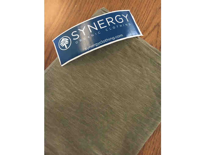Synergy Organic Clothing: Organic Cotton Infinity Scarf - Heathered Olive