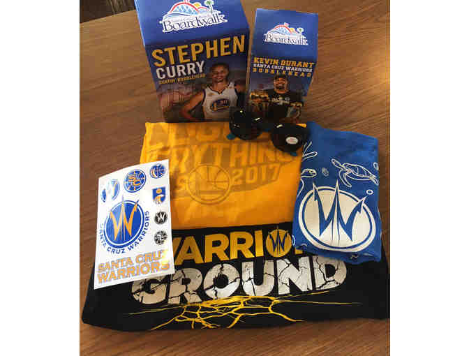 Three Premium Center Court Tickets to Santa Cruz Warriors vs. Iowa Wolves + Fan Pack