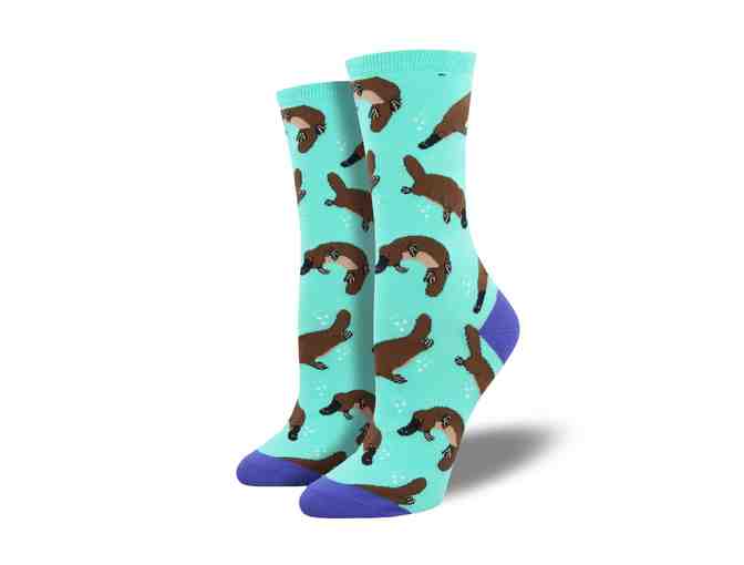 Socksmith Design: Women's 'Platypus - Mint' Socks