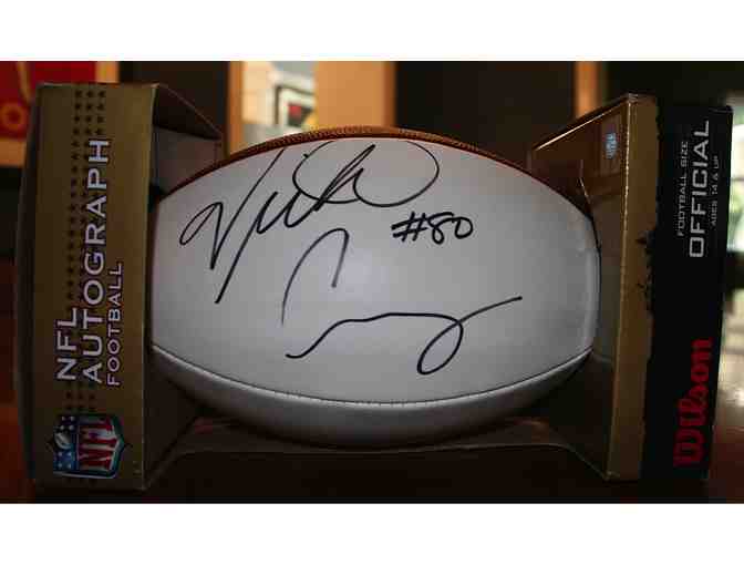 Football Signed by Victor Cruz