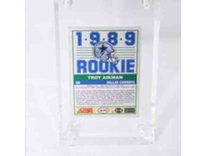 Troy Aikman Authentic Rookie Card
