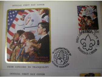Complete Set of 50 First Day Covers/Stamps of Liberia