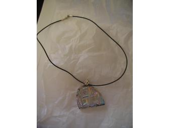 Dichroic Glass Necklace
