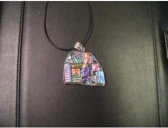 Dichroic Glass Necklace