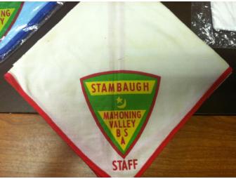 Camp Stambaugh Vintage Neckerchief, T-Shirt, Patch, & Slider Collection