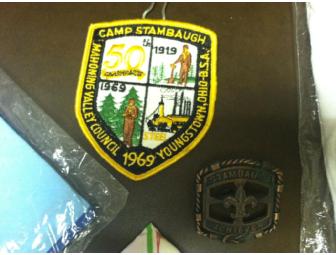 Camp Stambaugh Vintage Neckerchief, T-Shirt, Patch, & Slider Collection