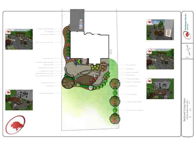 One (1) Conceptual Professional Landscape Design Plan