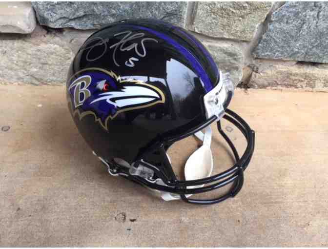 Joe Flacco Baltimore Ravens Autographed Full Size Proline Helmet