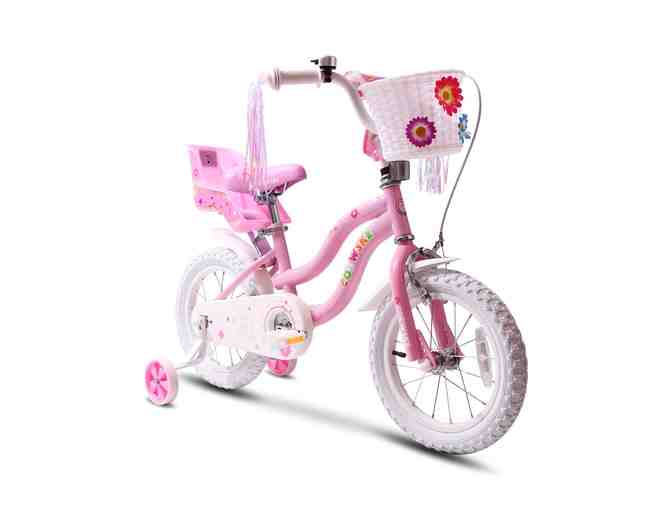 16' COWESKE Kid's Bike with Extra Seat for Doll,  Training Wheels, and Helmet