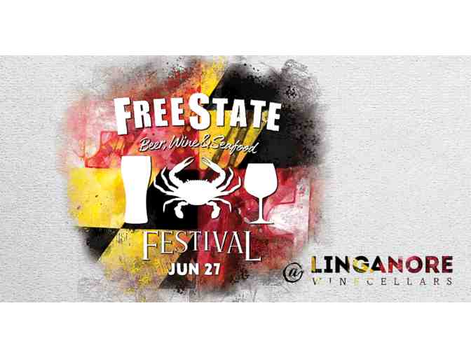 Two (2) Tickets to Seafood, Wine & Beer Festival at Linganore Wine Cellars
