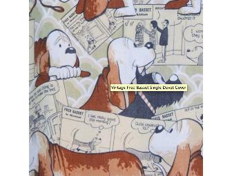 Fred Basset Twin Duvet Cover and Pillowcase