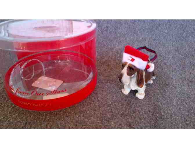 Hilfiger Basset Christmas Ornament