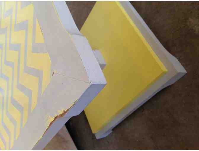 Hand painted side table