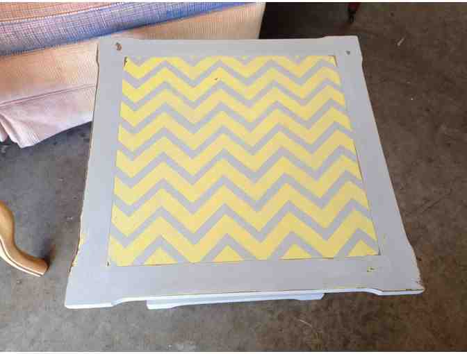 Hand painted side table