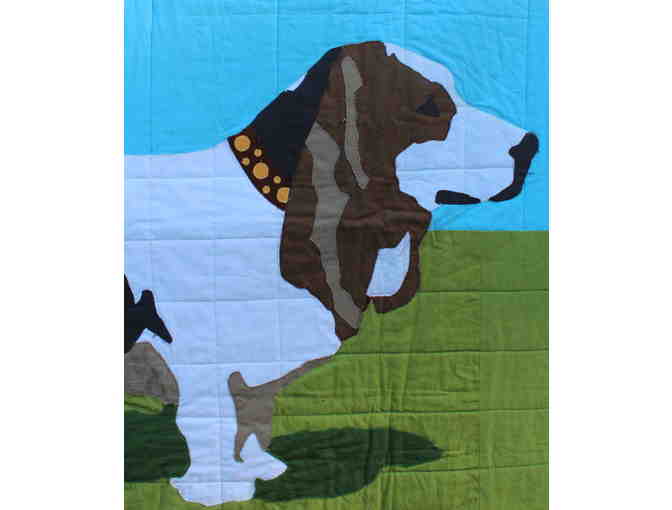 Basset hound quilt
