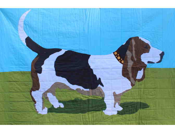 Basset hound quilt