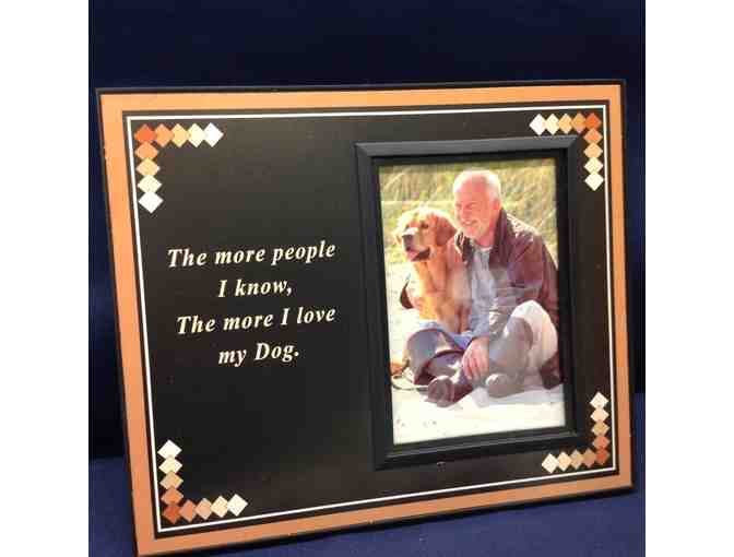 Doggie photo frame and album, plus waterproof med/large dog bed cover