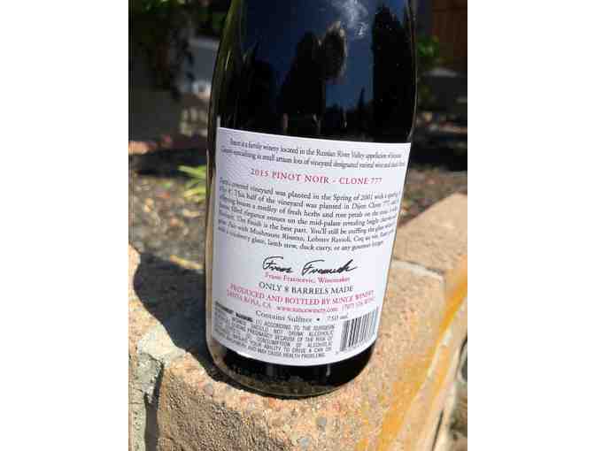 Sunce Winery - lot of three of the best years of their Pinot Noir - 2014, 2015, 2016