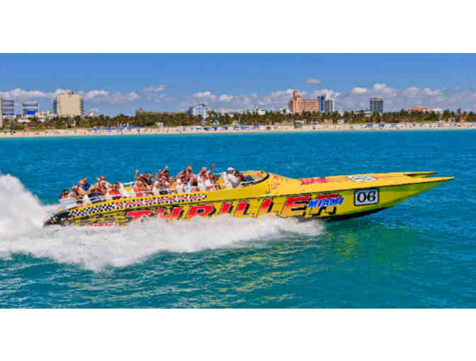 Thriller Miami Speedboat - Admission for (2)